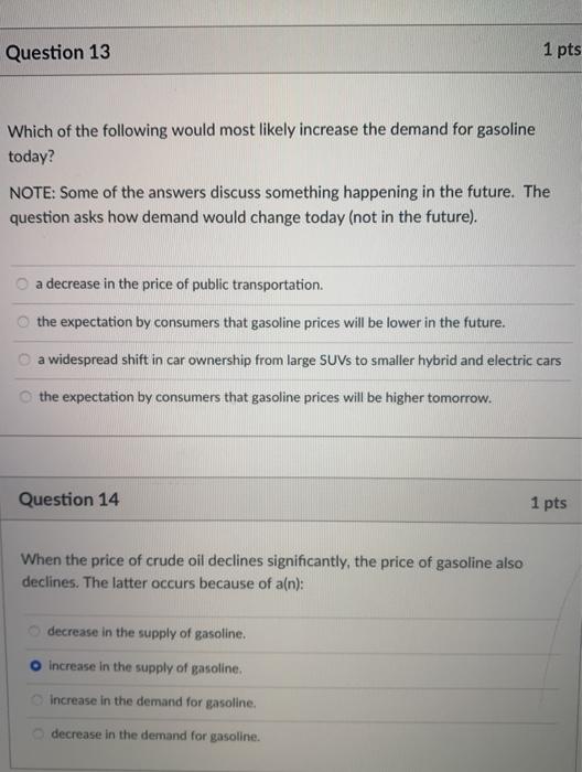 Solved Question 11 1 pts An improvement in the production | Chegg.com
