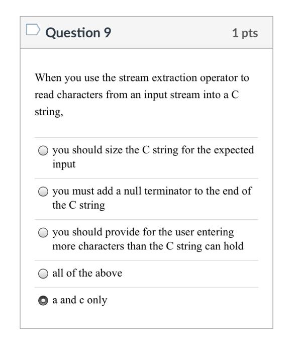 Solved Question 5 1 pts Which of the following statements | Chegg.com