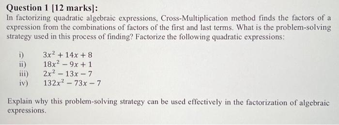 Factors by Multiplication Method