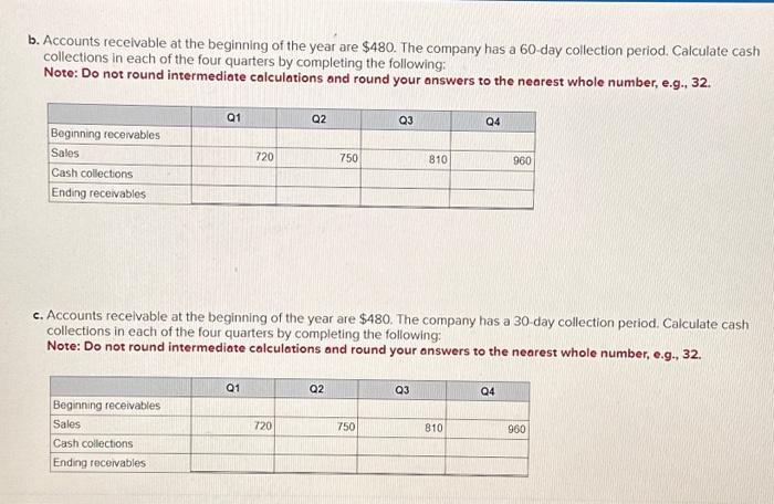 Solved O. Accounts Receivable At The Beginning Of The Year | Chegg.com