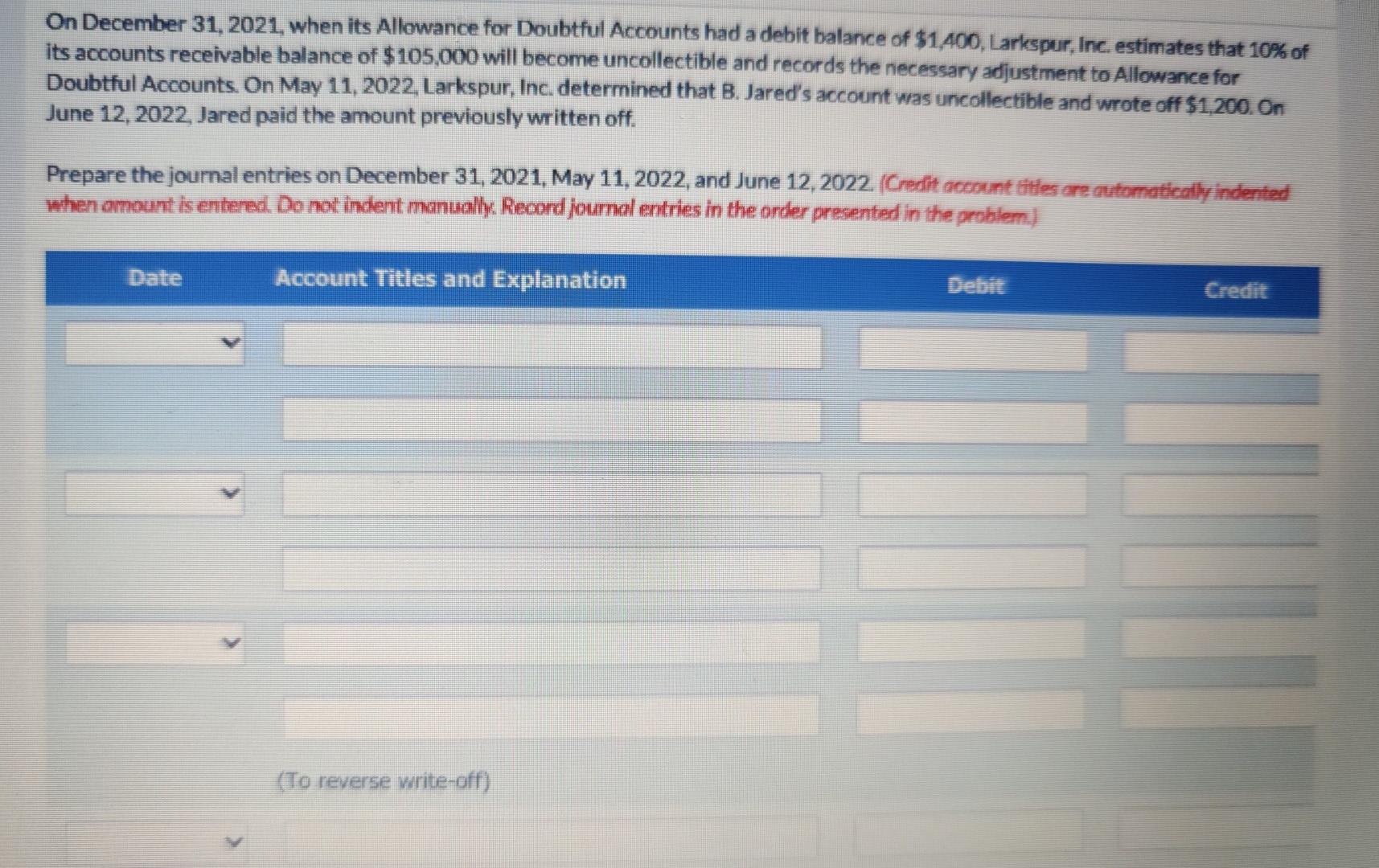 What Is Allowance For Doubtful Accounts In Balance Sheet