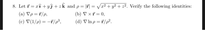 Solved 8 Let R Rî Y Zk And P F X2 Y2 22 7534