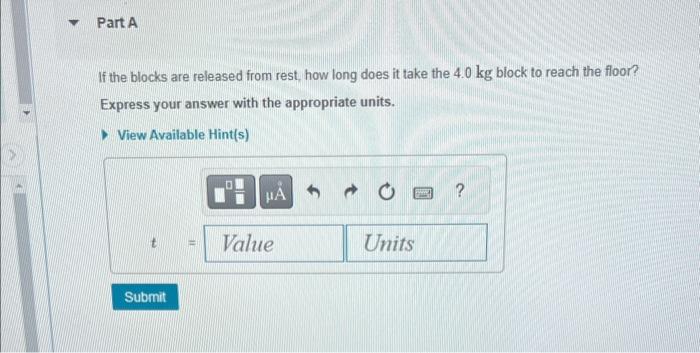 Solved The two blocks in (Figure 1) are connected by a | Chegg.com