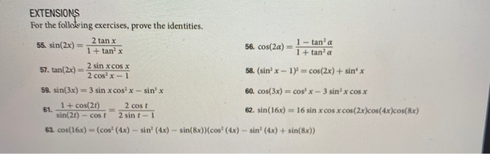 Solved ALGEBRAIC For the following exercises, find the exact | Chegg.com