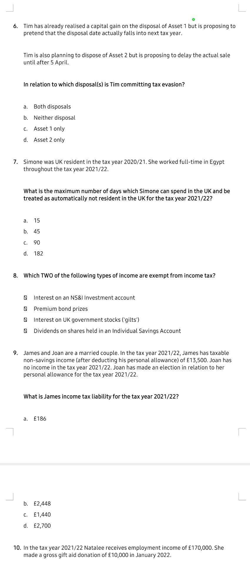Solved 1. Which TWO of the following statements are TRUE | Chegg.com