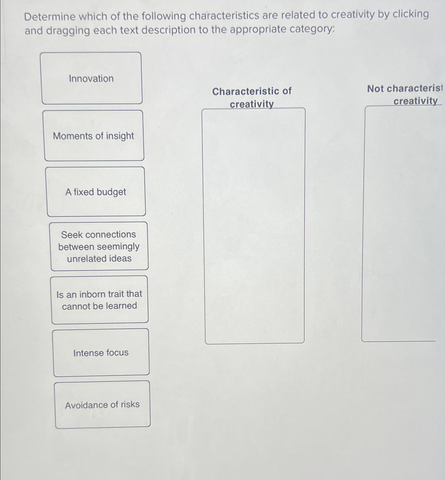 Solved Determine which of the following characteristics are | Chegg.com