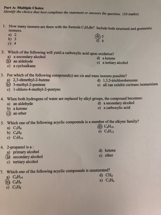 Solved 4. Fill in ALL of the missing components to make the | Chegg.com