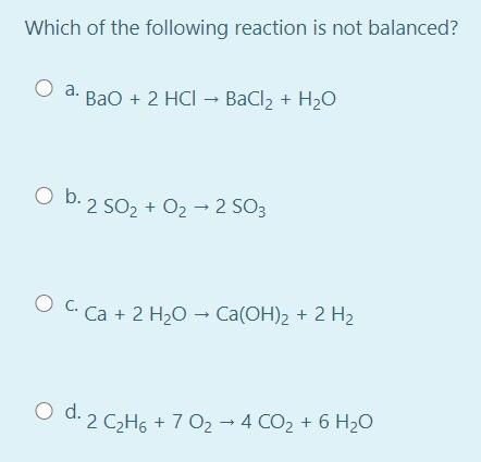 SO3 + BaCl2 + H2O: Phản Ứng Hóa Học và Ứng Dụng Thực Tế