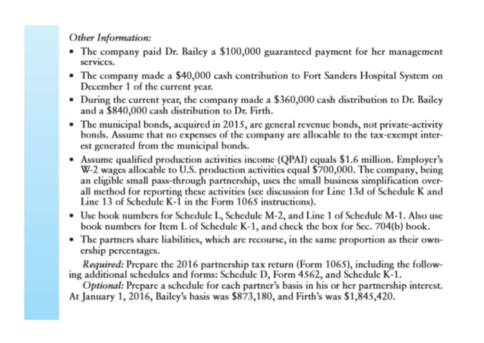 Other information: the company paid dr. bailey a $100,000 guarantced payment for her management services the company made a $