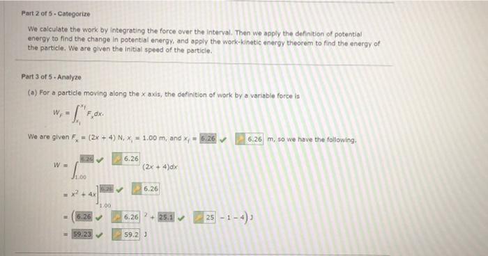 Solved A Single Conservative Force Acts On A 4.80 Kg 