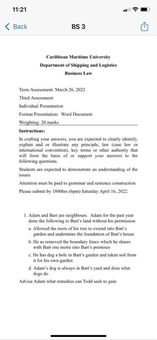 Using Tort Law Nuisance And The Remedies Of Nuisance Chegg