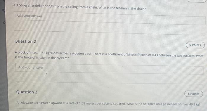 Solved A 3.56 kg chandelier hangs from the ceiling from a | Chegg.com