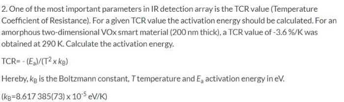 Solved 2. One of the most important parameters in IR | Chegg.com