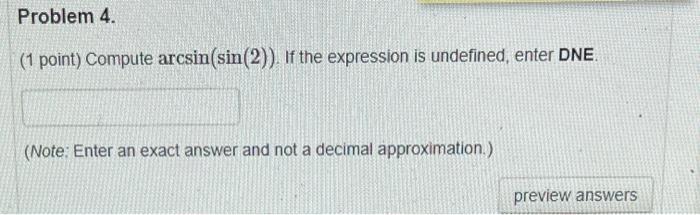 Solved Problem 1. (1 point) Wnte the given expression as an | Chegg.com