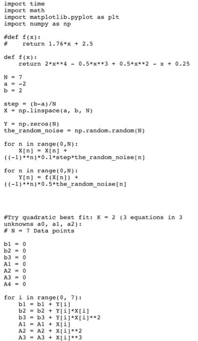 Solved Please use python and show codes. The second and | Chegg.com