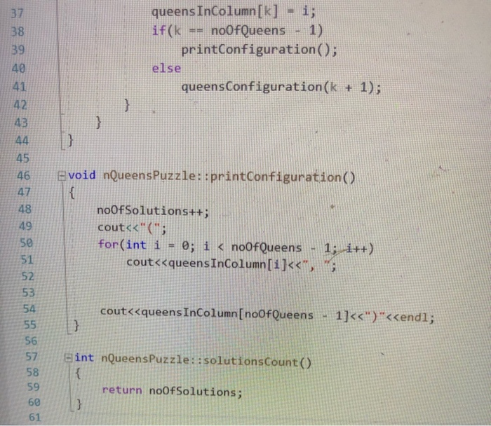 Solved 17. Write a program to find solutions to the n-queens | Chegg.com