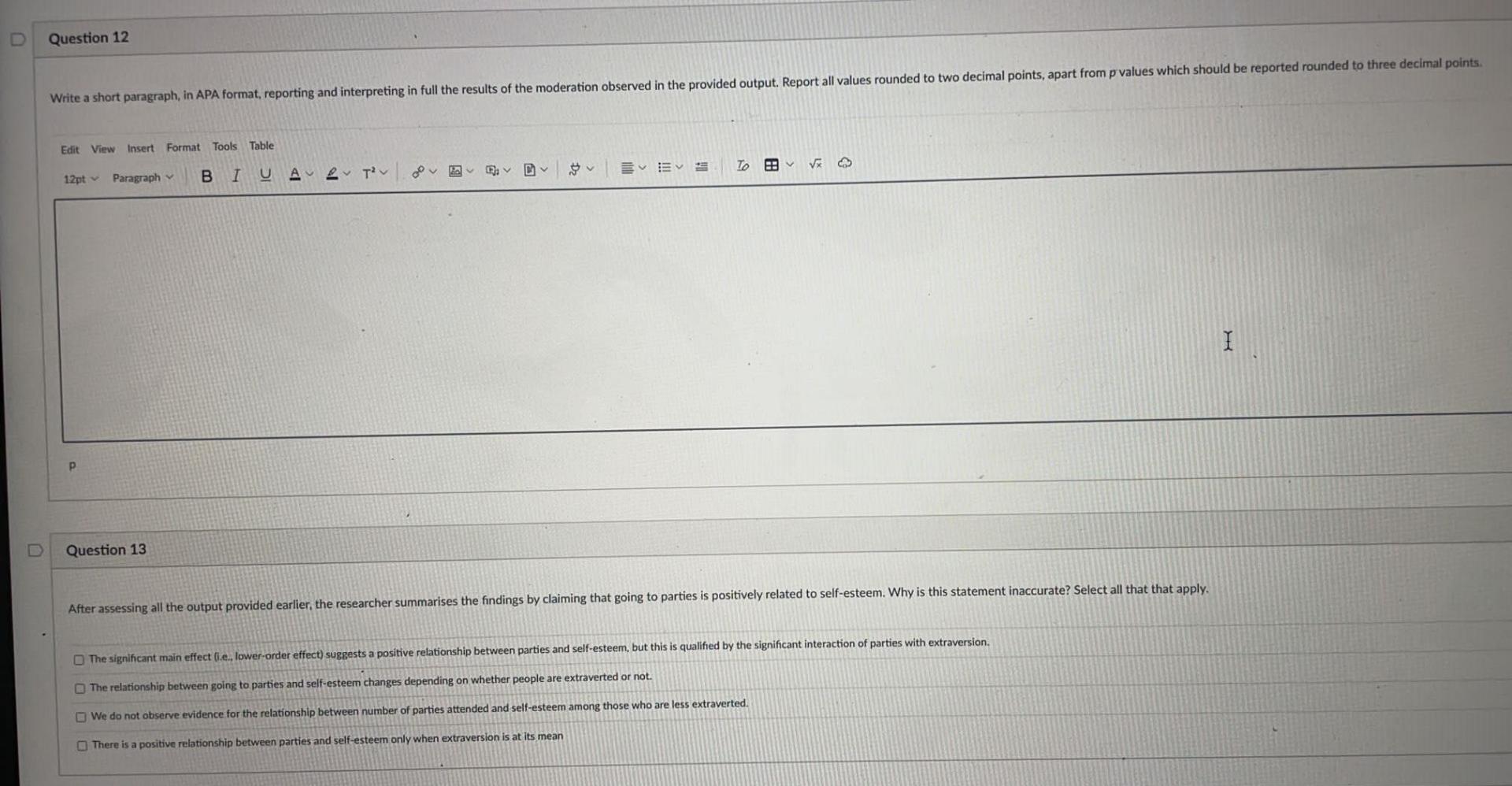 Solved Scenario 2 Question 11 Question 13 The relationship | Chegg.com