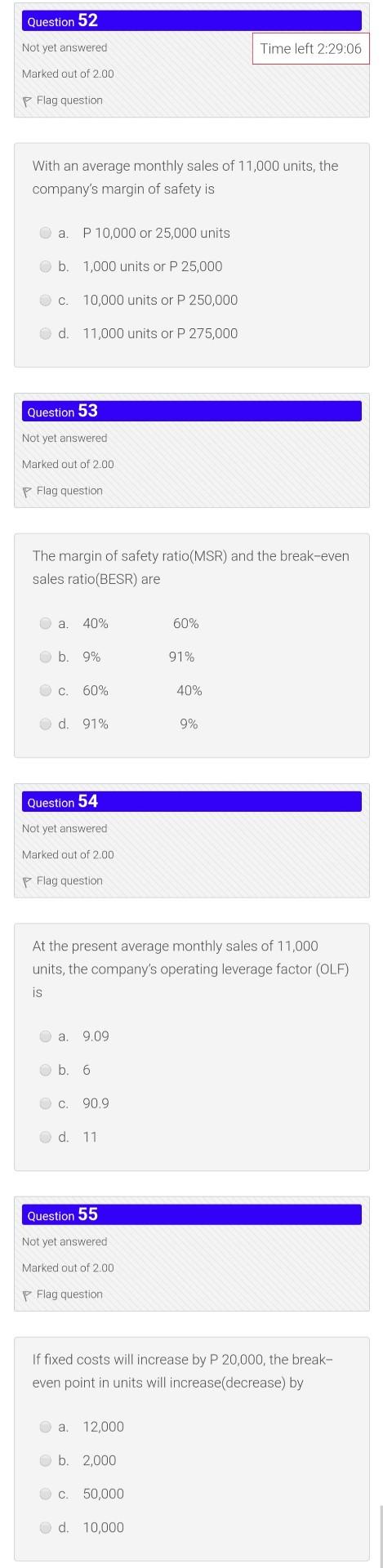 Solved Items 46 to 57 are based on the following | Chegg.com
