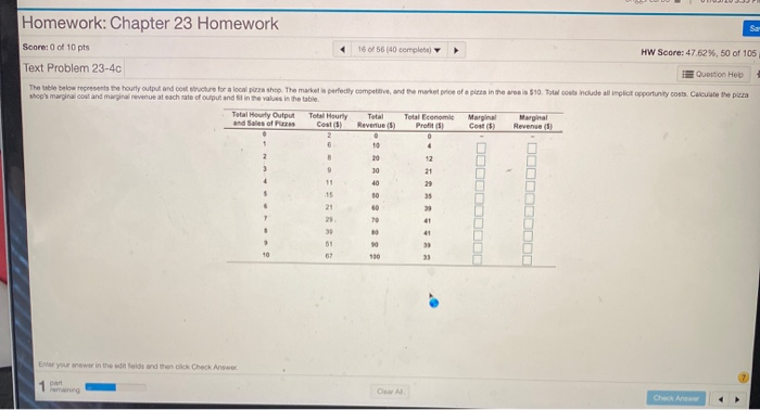 Solved Homework: Chapter 23 Homework Sa Score: 0 of 10 pts | Chegg.com