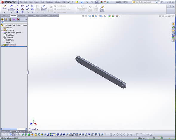 How to Sketch Rectangle in SolidWorks - Universal Career Point