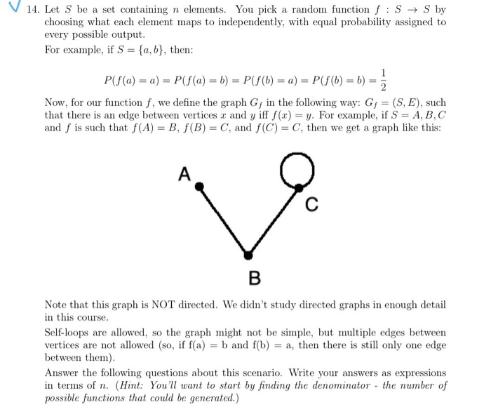 Solved V 14 Let S Be A Set Containing N Elements You Pi Chegg Com