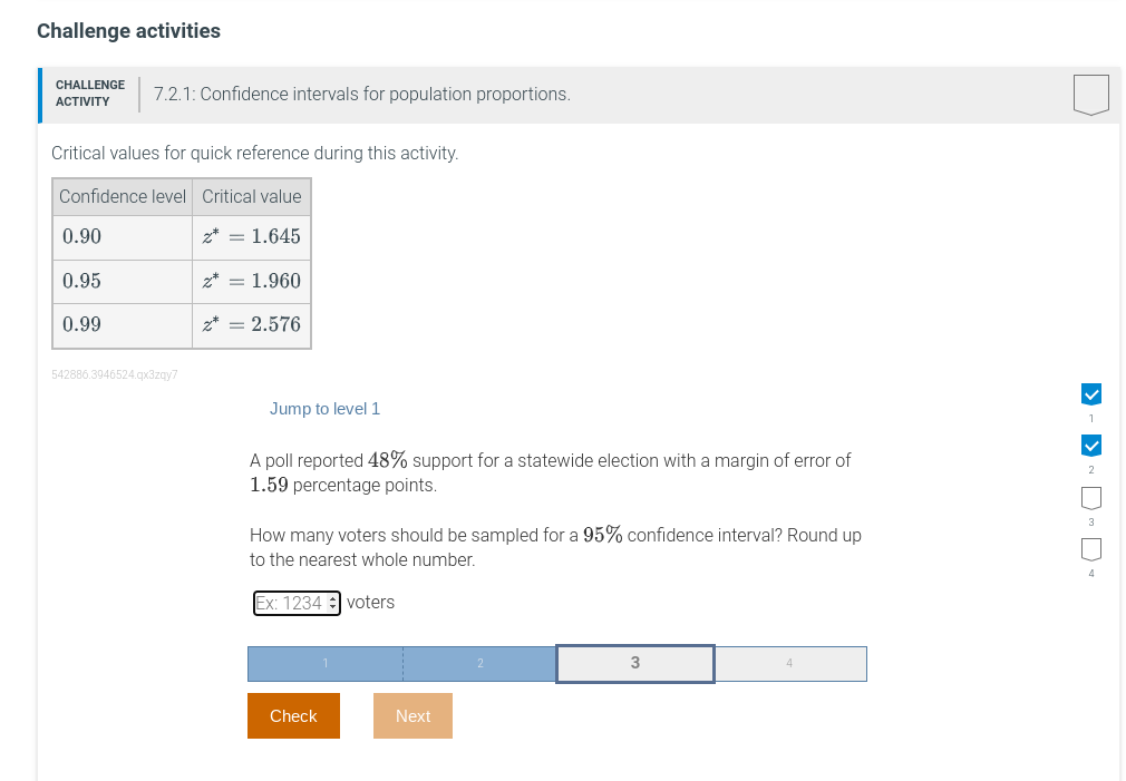 Solved 7.2.1: Confidence intervals for population | Chegg.com