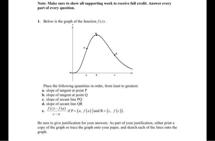 Solved Note: Make sure to show all supporting work to | Chegg.com