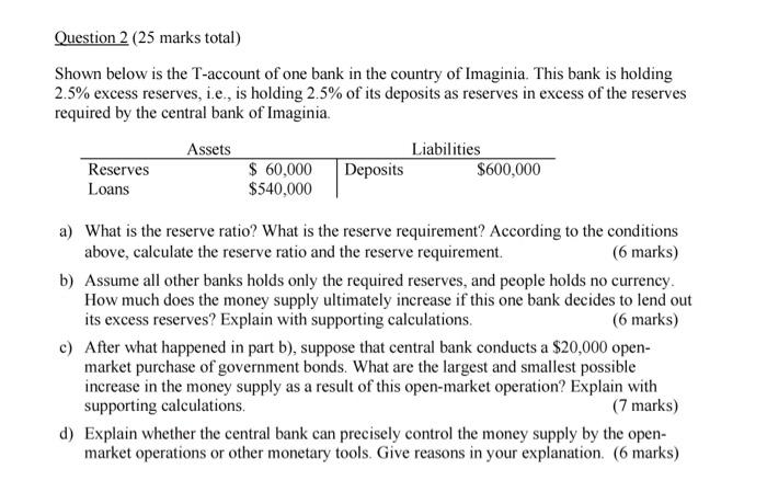 Solved Question 2 (25 marks total) Shown below is the | Chegg.com