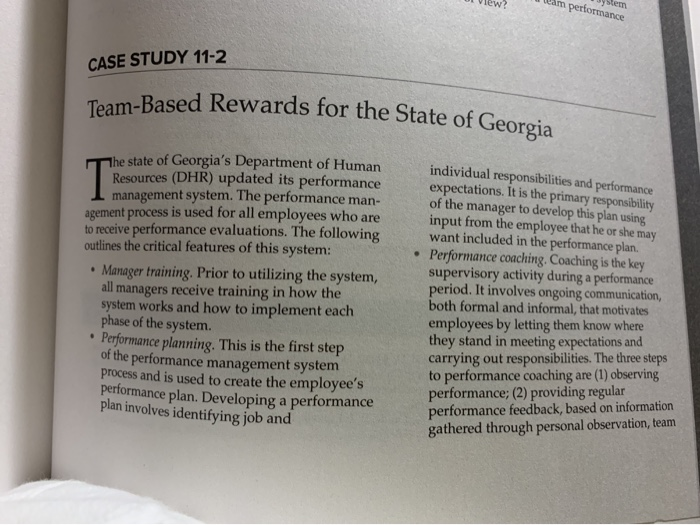 View? system cam performance case study 11-2 team-based rewards for the state of georgia the state of georgias department of