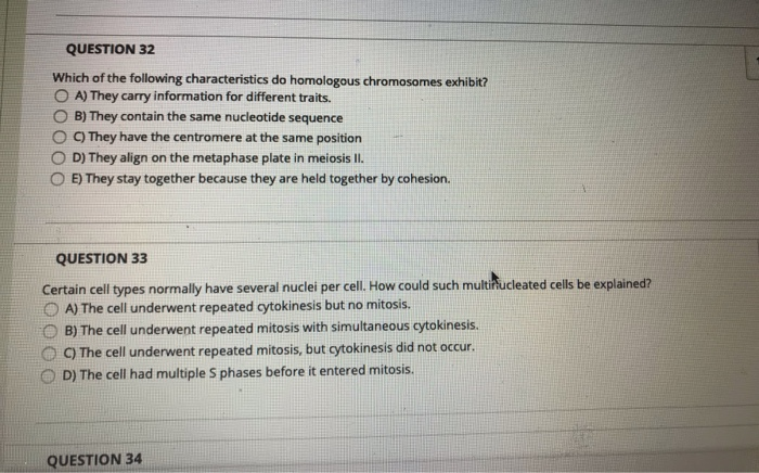 Question 32 Which Of The Following Characteristics Do | Chegg.com Question 32 Which Of The Following Characteristics Do | Chegg.com