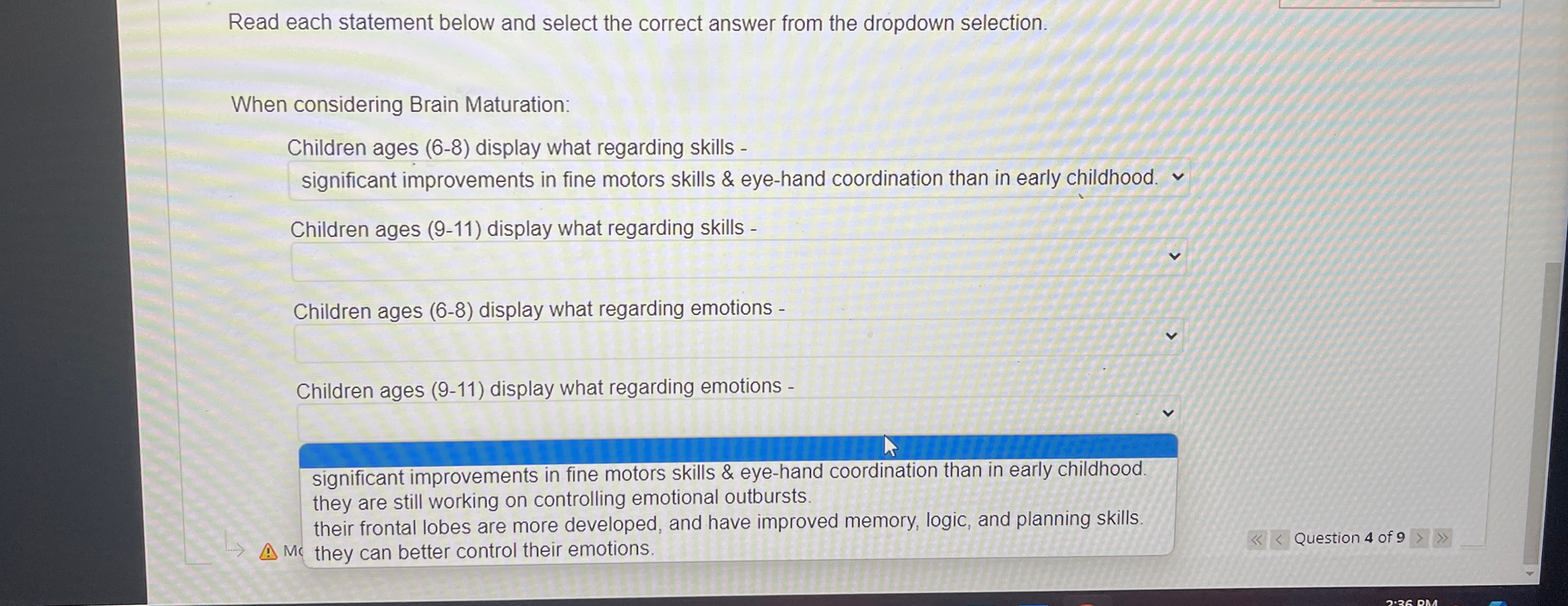 Solved Read each statement below and select the correct | Chegg.com