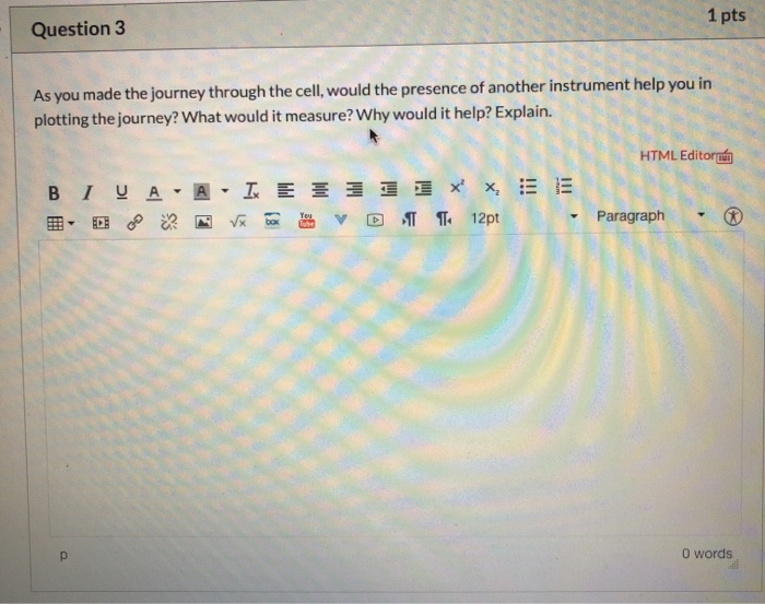 1 pts Question 3 As you made the journey through the | Chegg.com