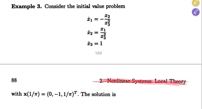 Solved Example 3. Consider the initial value problem | Chegg.com
