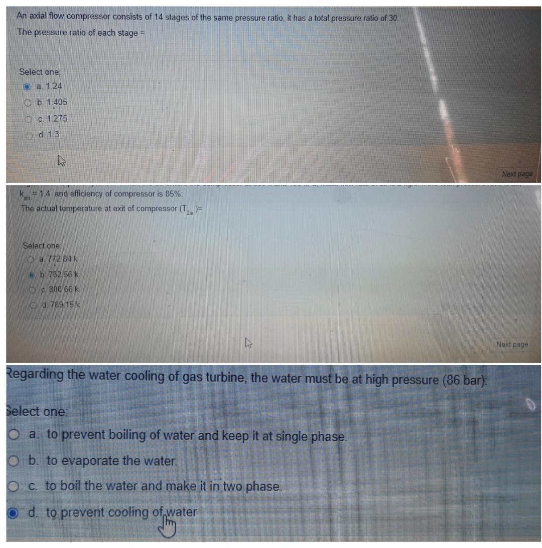 Solved An axial flow compressor consists of 14 stages of the | Chegg.com