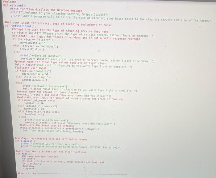 Solved I Need Help Fixing My Code! I Know Its Wrong I Just | Chegg.com