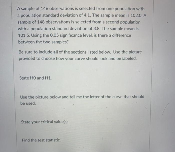 Solved A sample of 146 observations is selected from one | Chegg.com