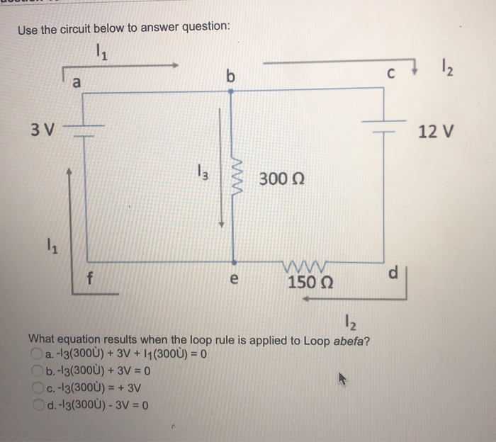 Solved Use The Circuit Below To Answer Question: 11 A B C 12 | Chegg.com