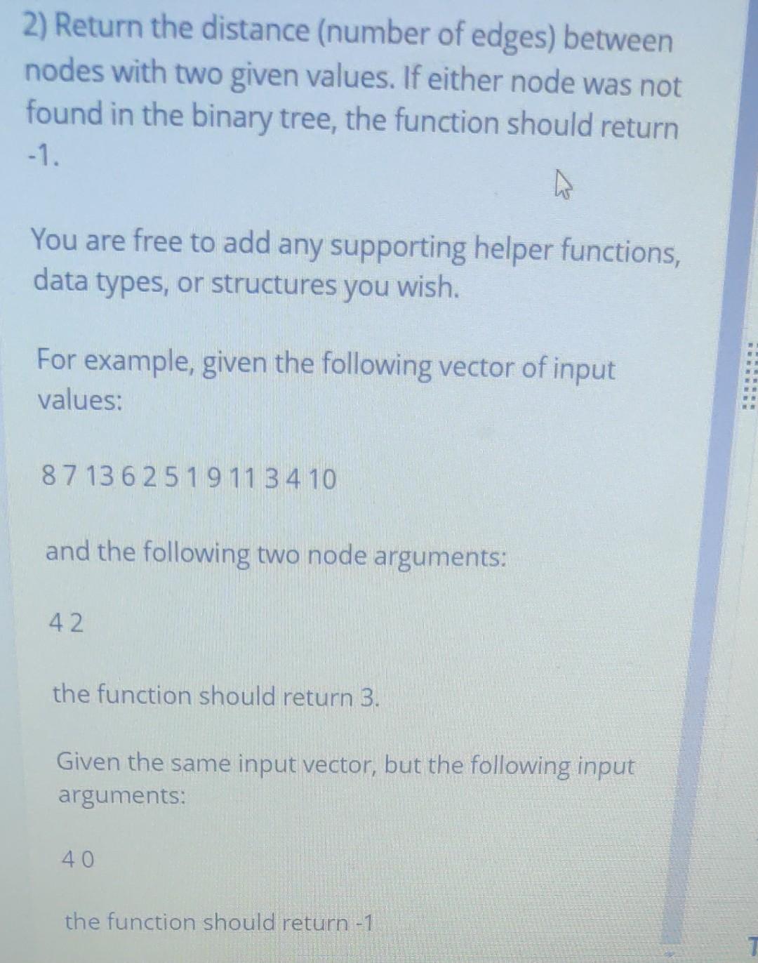 Write a function that does the following: 1) | Chegg.com