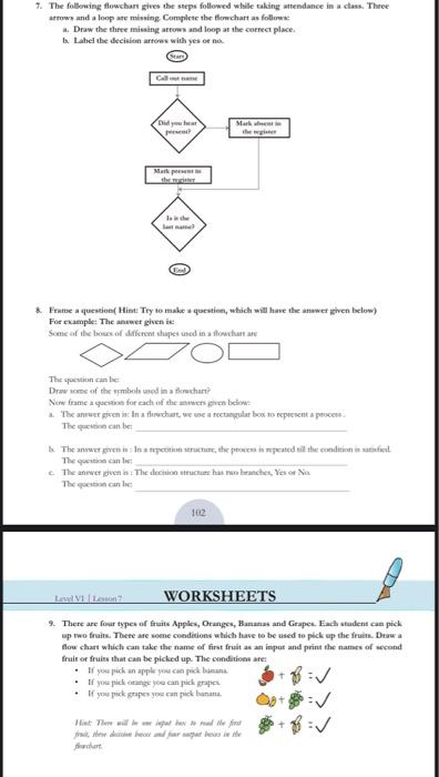 Solved 7. The following flowchar gives the steps followed | Chegg.com