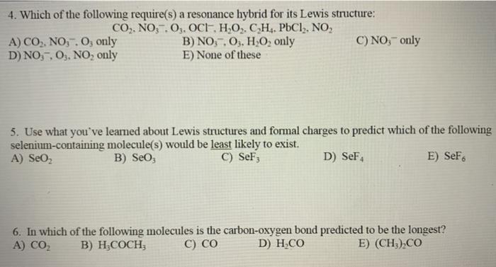 co2 lewis structure resonance