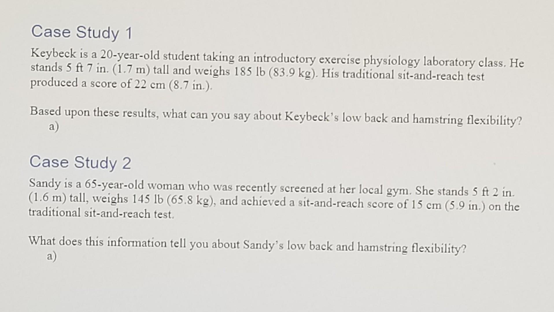 Solved Need Help Finding The Correct Answers To The Physio | Chegg.com