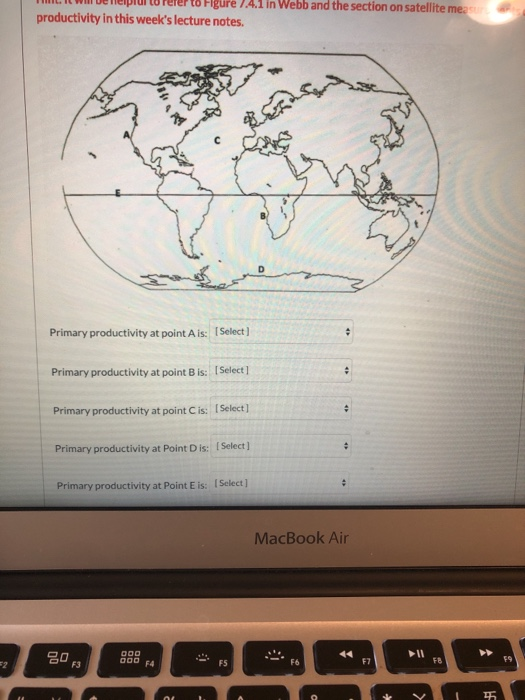 Solved Look at the map below, and locate points A, B, C, D, | Chegg.com