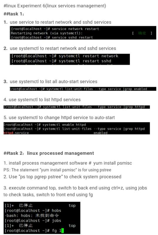 Solved Linux Experiment 6 Linux Services Management Task Chegg Com