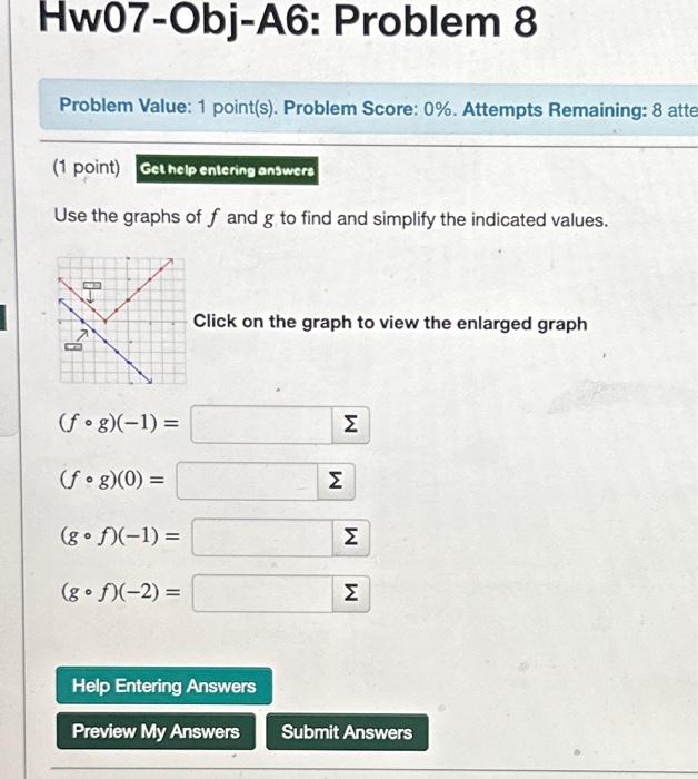 Solved Hw07-Obj-A6: Problem 8 Problem Value: 1 Point(s). | Chegg.com