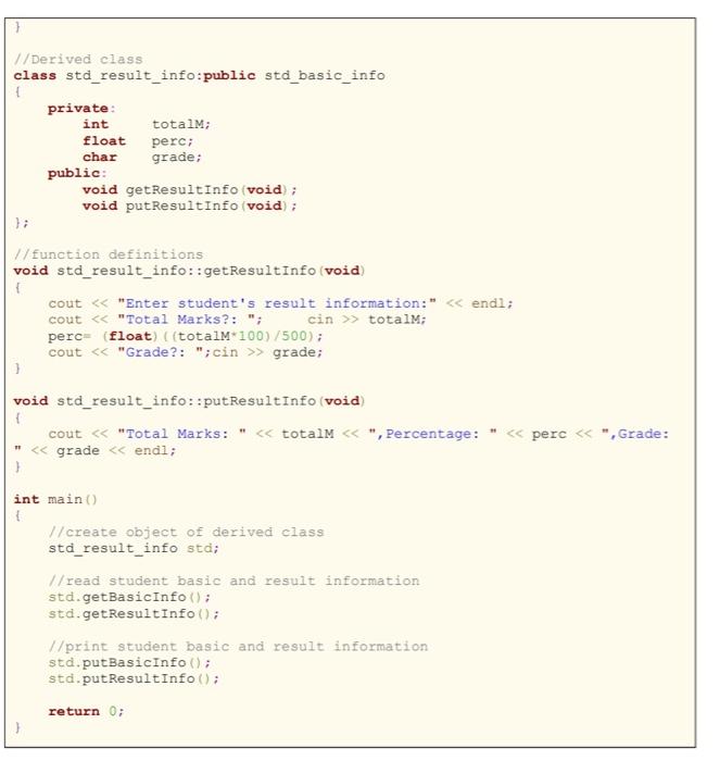 Solved 2. Run following program and present the class | Chegg.com