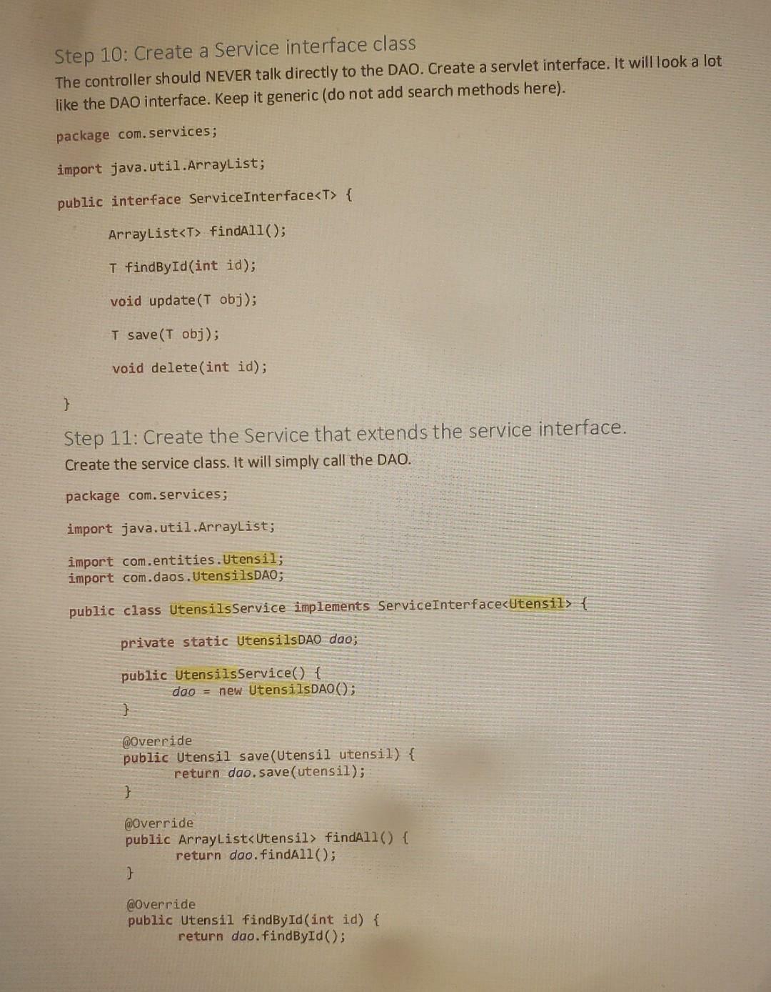 Solved The Mini Web, Step By Step The Assignment In this | Chegg.com