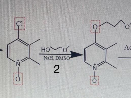 \( \frac{\mathrm{HO} M \mathrm{O}^{\prime}}{\mathrm{NaH}, \mathrm{DMSO}} \)
2