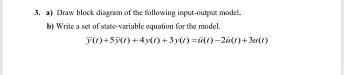 Solved 3. a) Draw block diagram of the following | Chegg.com