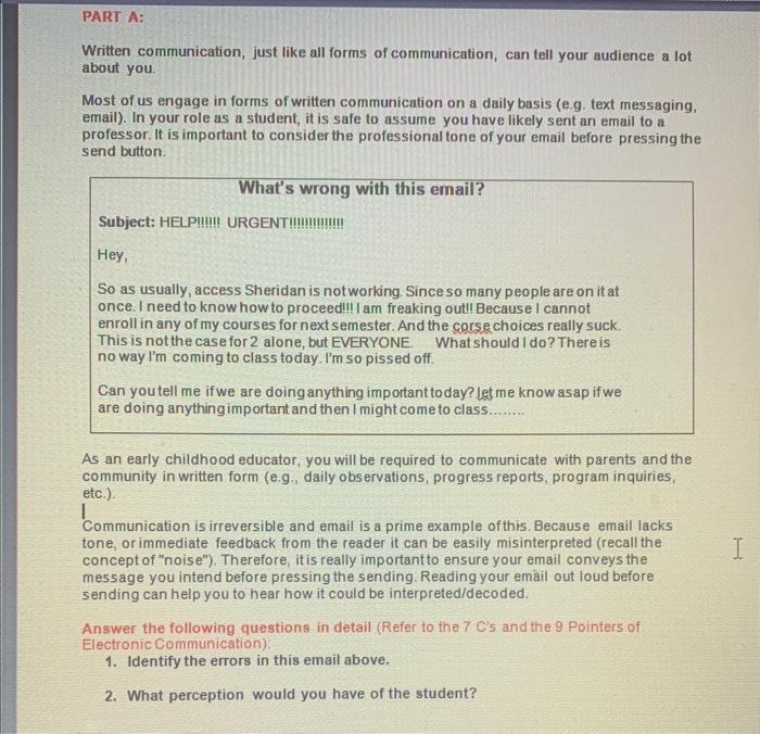 Written communication, just like all forms of | Chegg.com