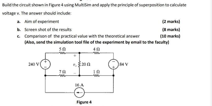 Solved Build the circuit shown in Figure 4 using MultiSim | Chegg.com